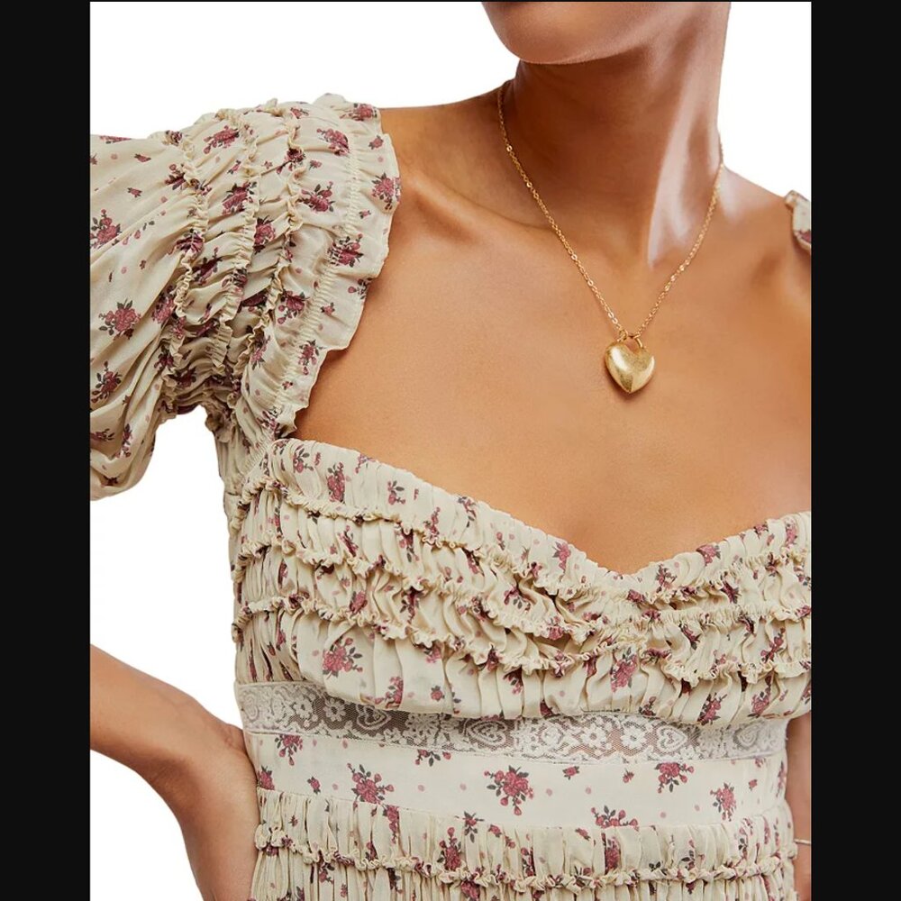 Free People Bali Juniper Ditsy Floral Dress